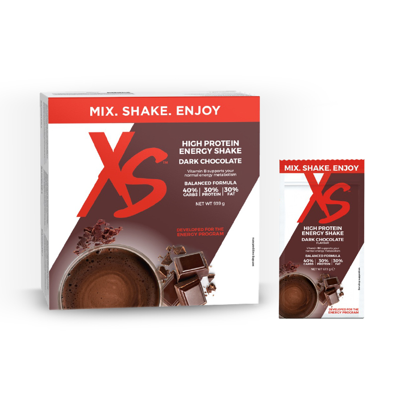 High Protein Energy Shake XS™ – juodojo šokolado skonio kokteilis (321579) High Protein Energy Shake XS™ – juodojo šokolado skonio kokteilis (321579)