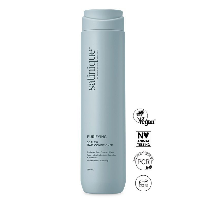 Valomasis galvos odos ir plaukų kondicionierius Satinique™ 280 ml (126462) Valomasis galvos odos ir plaukų kondicionierius Satinique™ 280 ml (126462)